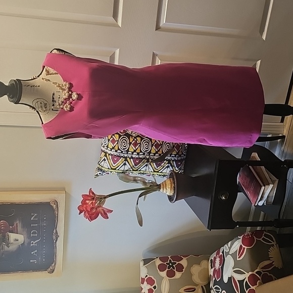 Maurice's Elegant Hot Pink Sleeveless Dress - Picture 1 of 17